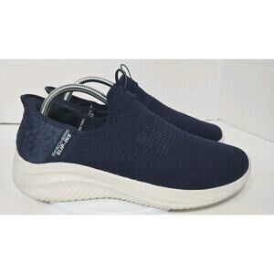 Skechers Slip Ins Ultra Flex 3.0 Navy Blue Slip On Shoes 149709 Women's Size 10